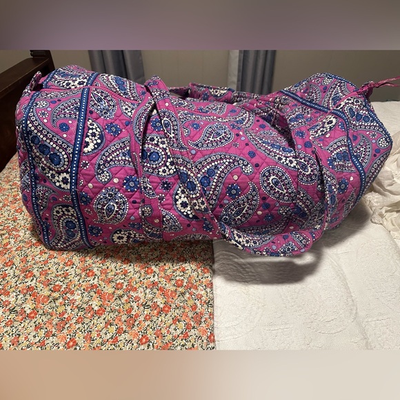 Vera Bradley Handbags - Vera Bradley Purple Paisley Women's Bag